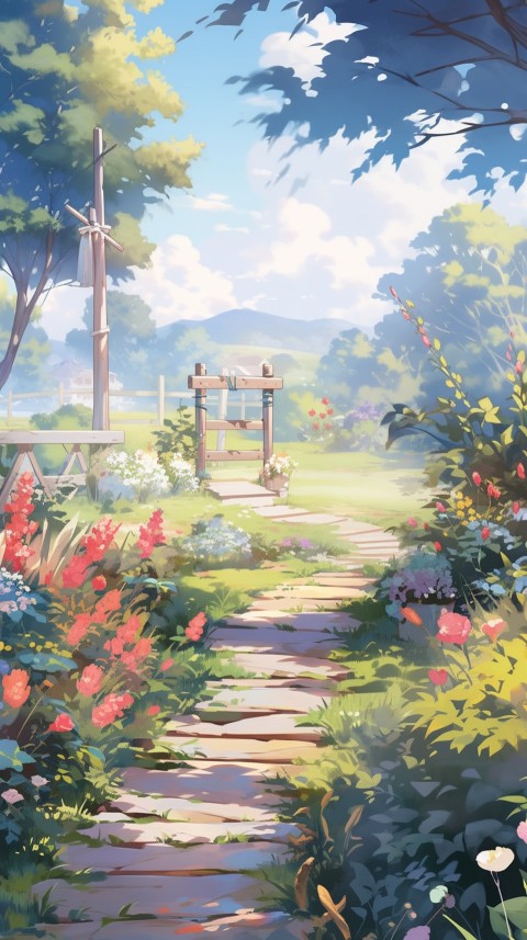 Anime Nature Landscape Peaceful Aesthetic Calming (645)