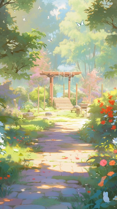 Anime Nature Landscape Peaceful Aesthetic Calming (622)