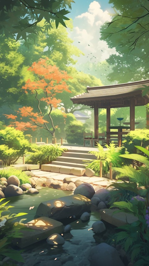 Anime Nature Landscape Peaceful Aesthetic Calming (624)