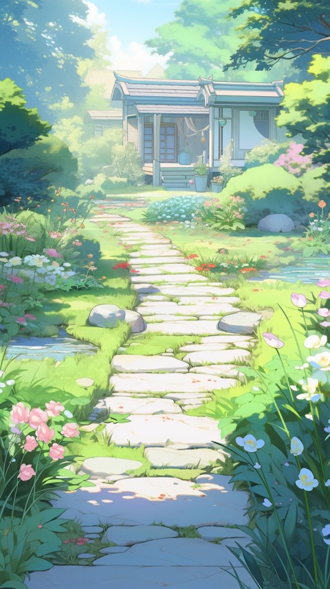 Anime Nature Landscape Peaceful Aesthetic Calming (615)