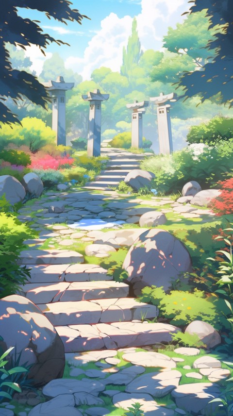 Anime Nature Landscape Peaceful Aesthetic Calming (644)