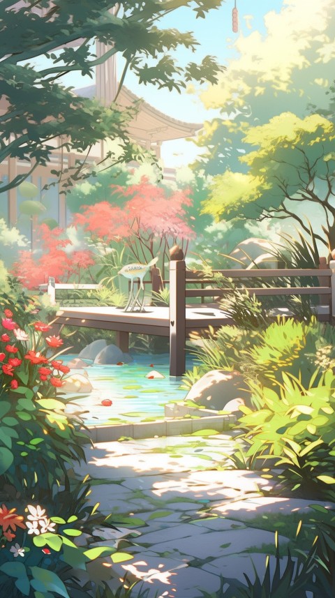 Anime Nature Landscape Peaceful Aesthetic Calming (620)