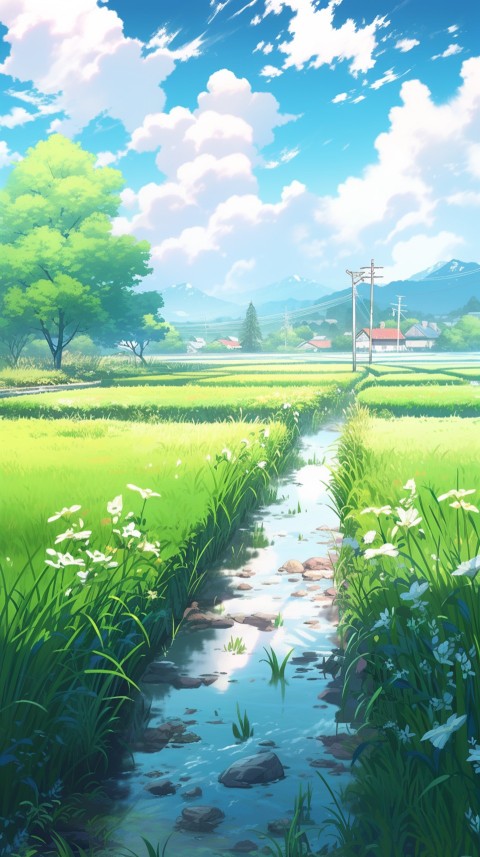 Anime Nature Landscape Peaceful Aesthetic Calming (688)