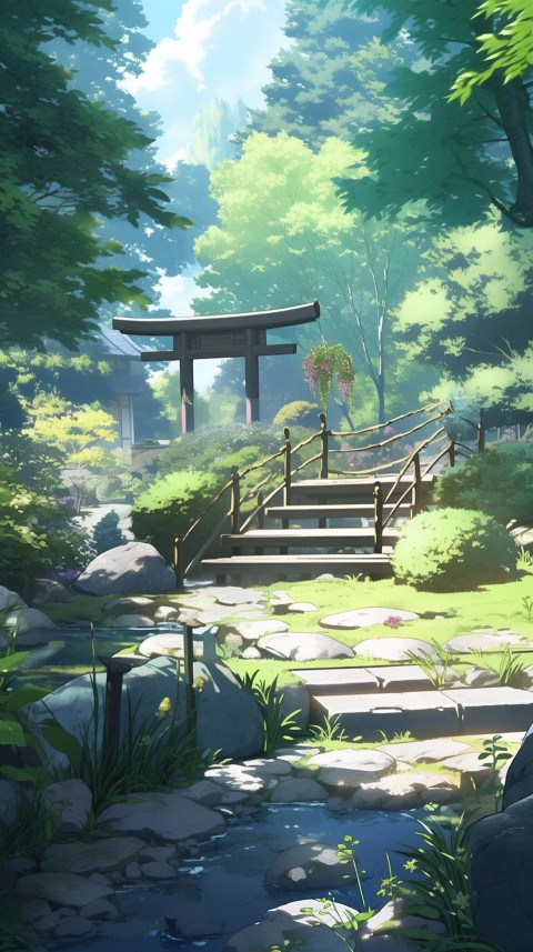 Anime Nature Landscape Peaceful Aesthetic Calming (661)