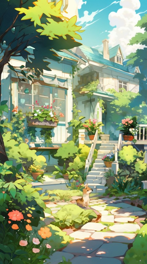 Anime Nature Landscape Peaceful Aesthetic Calming (668)