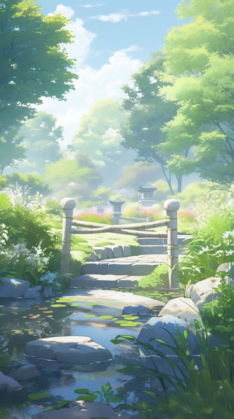 Anime Nature Landscape Peaceful Aesthetic Calming (657)