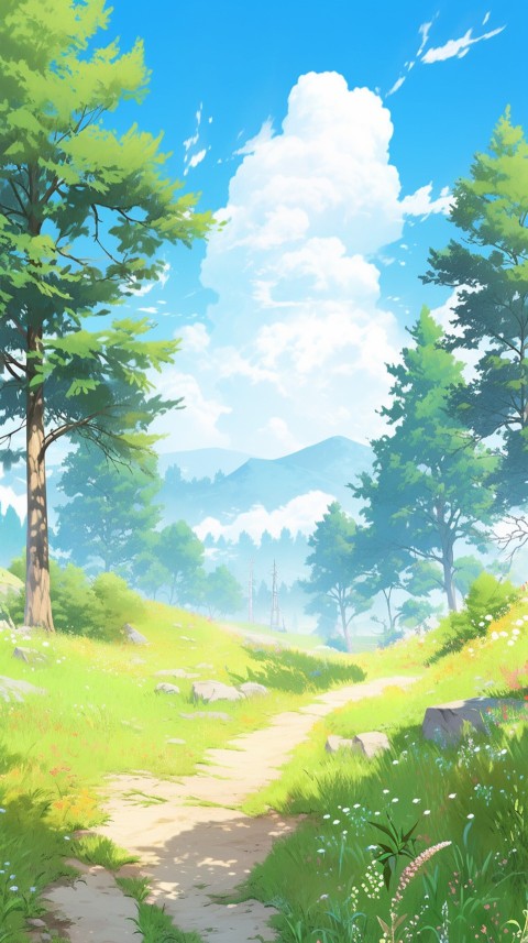 Anime Nature Landscape Peaceful Aesthetic Calming (699)