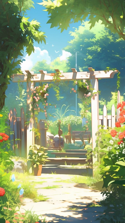 Anime Nature Landscape Peaceful Aesthetic Calming (673)