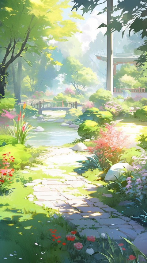 Anime Nature Landscape Peaceful Aesthetic Calming (682)
