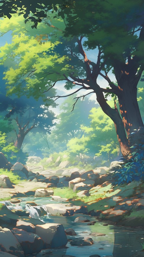 Anime Nature Landscape Peaceful Aesthetic Calming (693)