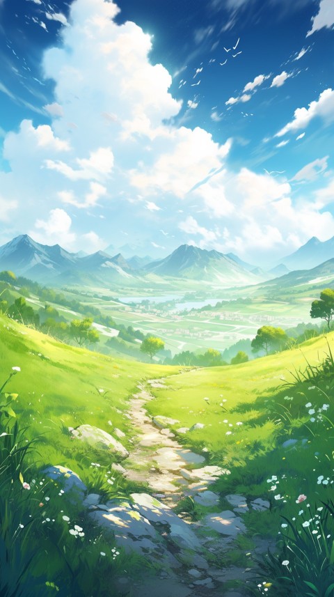Anime Nature Landscape Peaceful Aesthetic Calming (729)