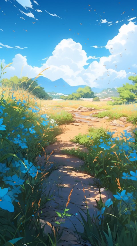 Anime Nature Landscape Peaceful Aesthetic Calming (704)