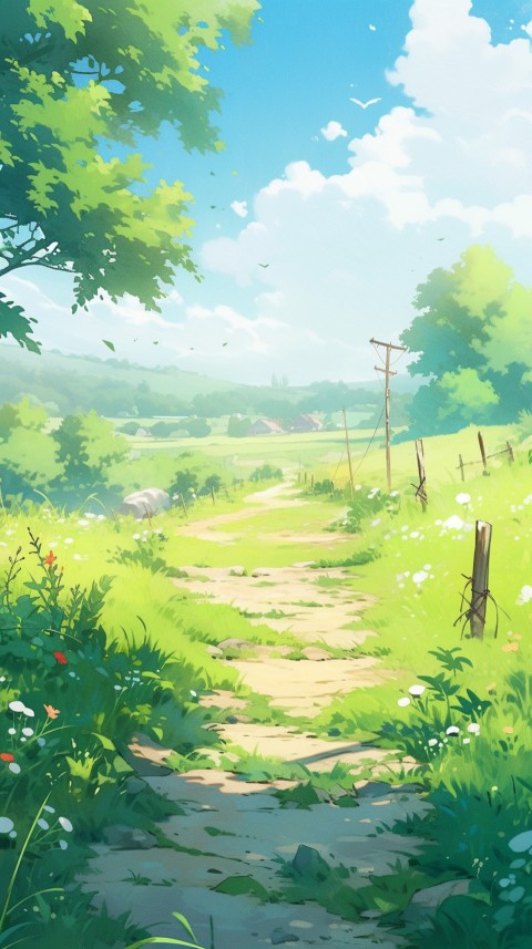 Anime Nature Landscape Peaceful Aesthetic Calming (745)