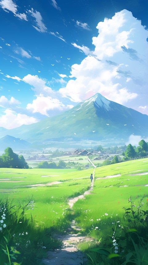 Anime Nature Landscape Peaceful Aesthetic Calming (739)