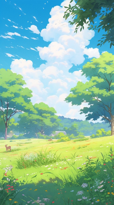 Anime Nature Landscape Peaceful Aesthetic Calming (750)