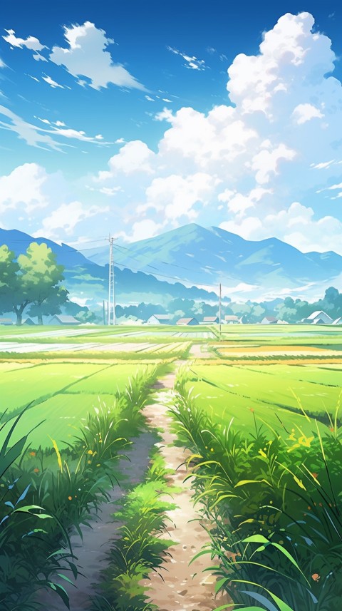 Anime Nature Landscape Peaceful Aesthetic Calming (770)