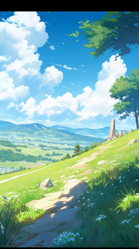 Anime Nature Landscape Peaceful Aesthetic Calming (772)
