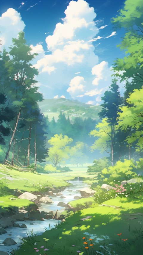 Anime Nature Landscape Peaceful Aesthetic Calming (791)