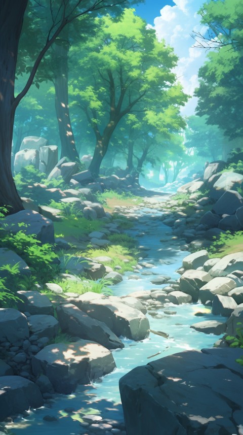 Anime Nature Landscape Peaceful Aesthetic Calming (784)