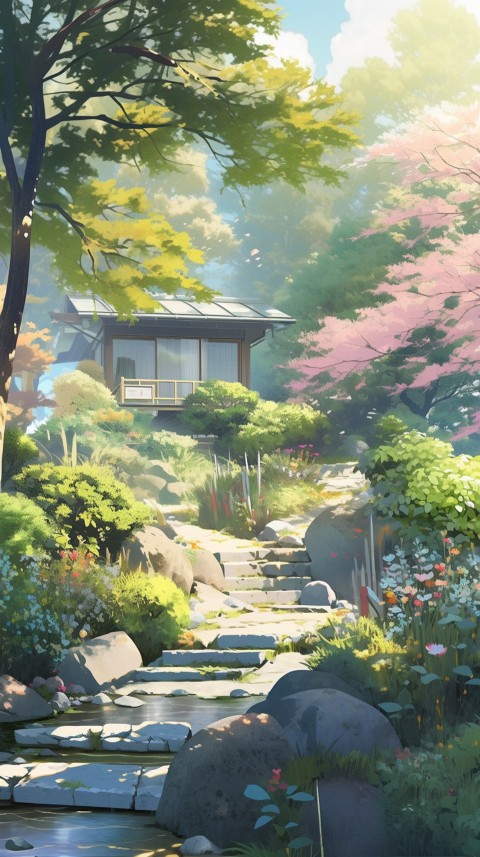 Anime Nature Landscape Peaceful Aesthetic Calming (787)