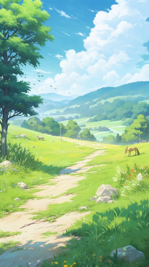 Anime Nature Landscape Peaceful Aesthetic Calming (792)