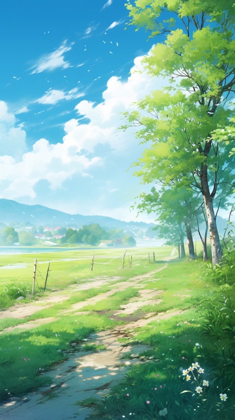 Anime Nature Landscape Peaceful Aesthetic Calming (782)