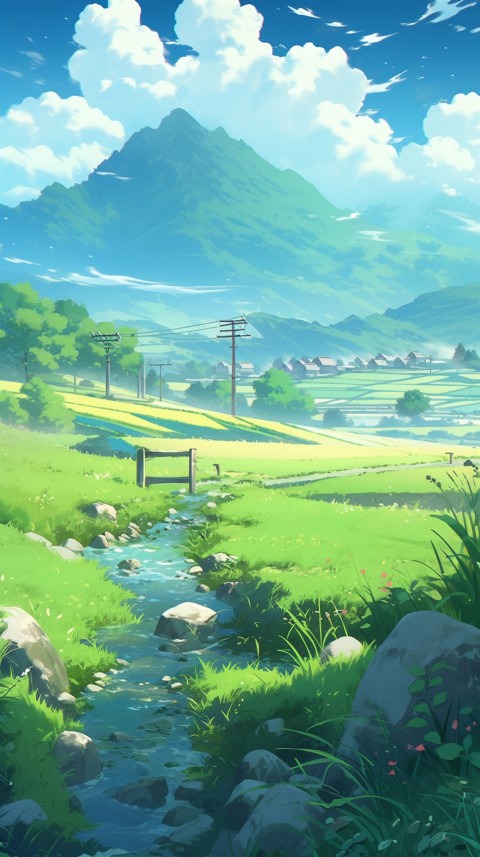 Anime Nature Landscape Peaceful Aesthetic Calming (790)