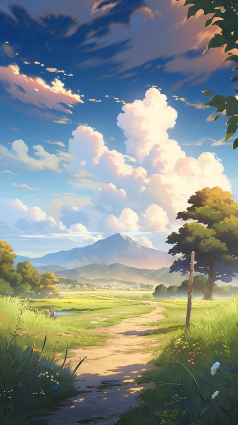 Anime Nature Landscape Peaceful Aesthetic Calming (848)