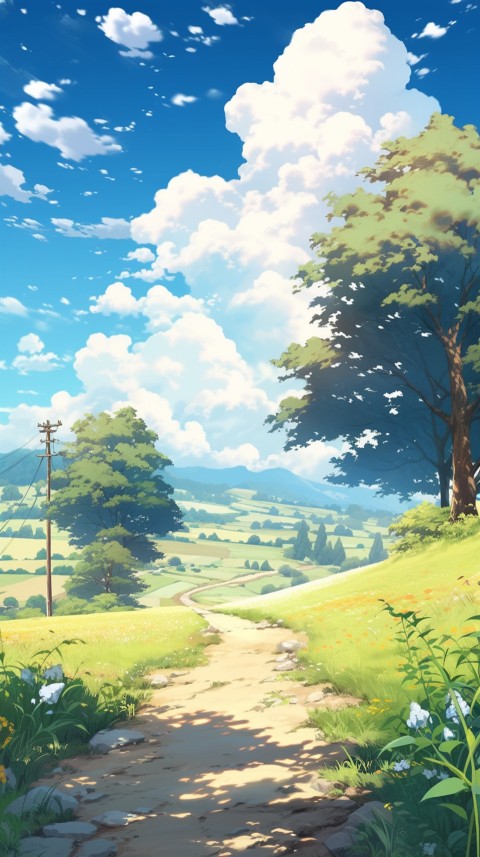 Anime Nature Landscape Peaceful Aesthetic Calming (819)