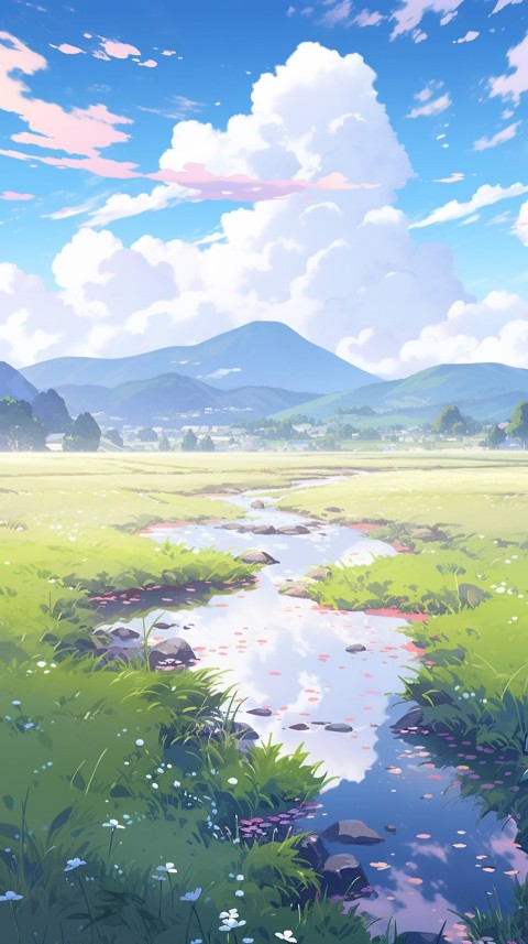 Anime Nature Landscape Peaceful Aesthetic Calming (831)