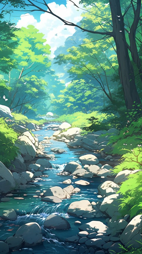 Anime Nature Landscape Peaceful Aesthetic Calming (839)