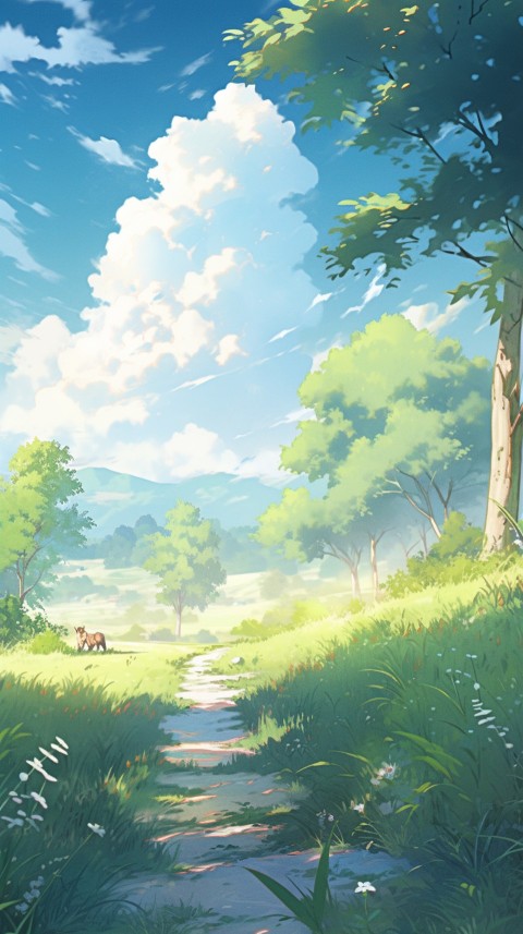 Anime Nature Landscape Peaceful Aesthetic Calming (807)