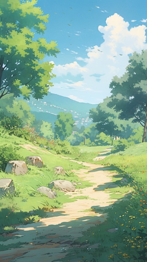 Anime Nature Landscape Peaceful Aesthetic Calming (843)