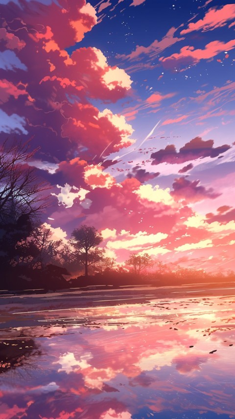 Anime Nature Landscape Peaceful Aesthetic Calming (892)