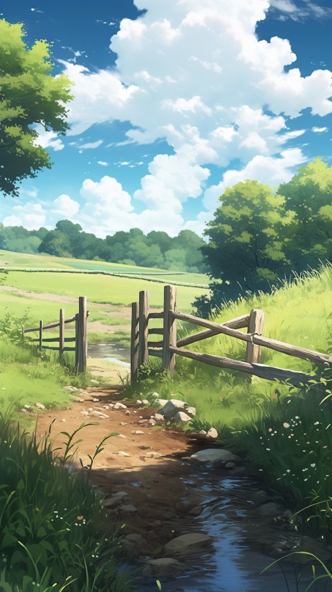 Anime Nature Landscape Peaceful Aesthetic Calming (893)