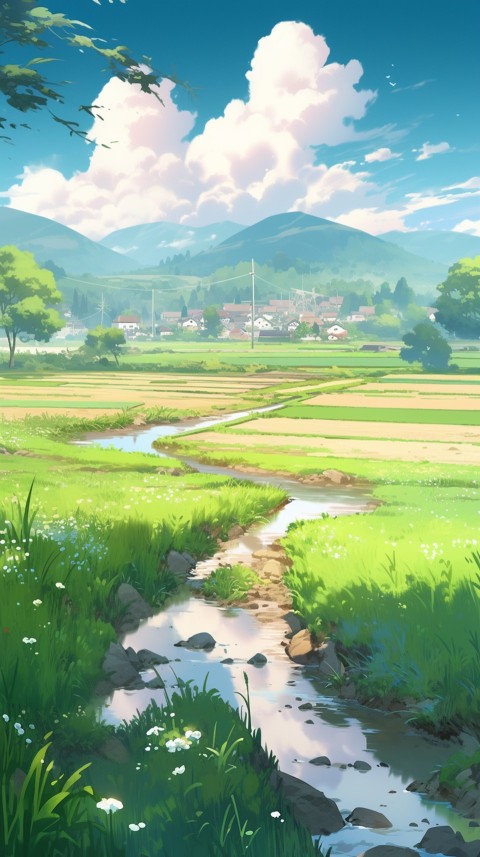 Anime Nature Landscape Peaceful Aesthetic Calming (878)