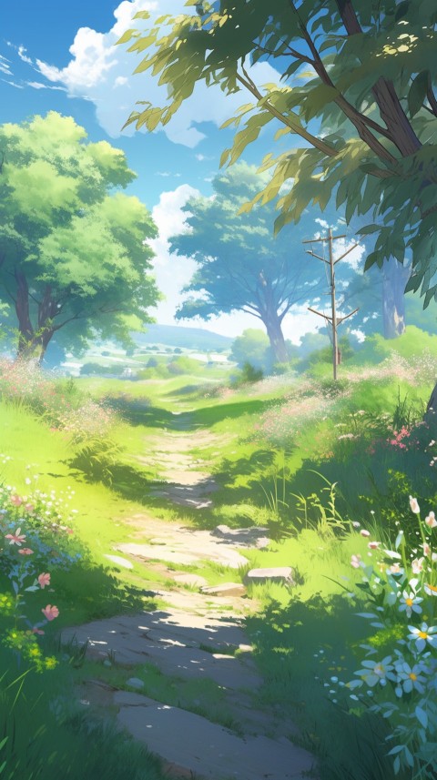 Anime Nature Landscape Peaceful Aesthetic Calming (897)
