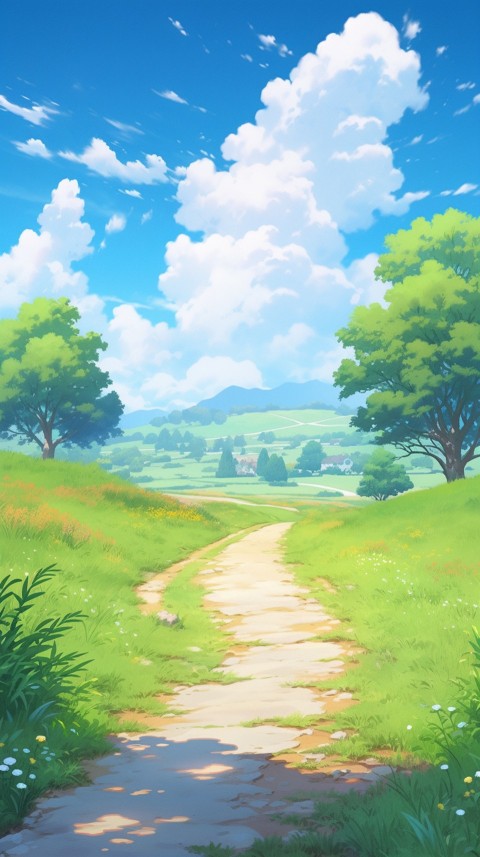 Anime Nature Landscape Peaceful Aesthetic Calming (858)