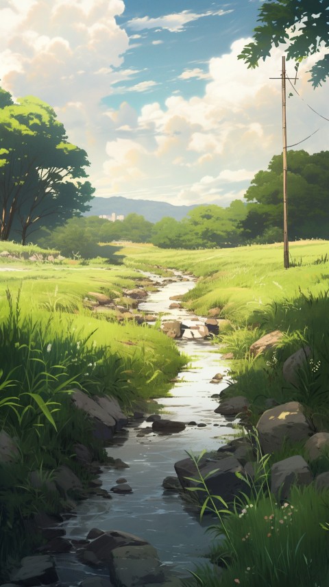 Anime Nature Landscape Peaceful Aesthetic Calming (857)