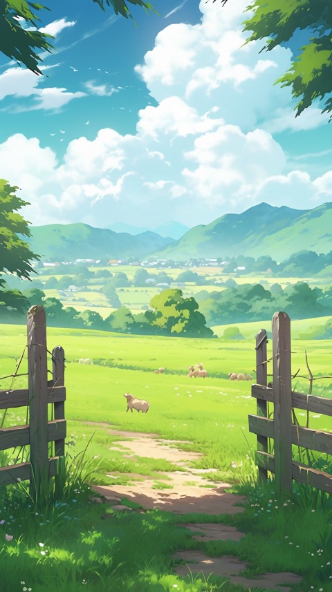 Anime Nature Landscape Peaceful Aesthetic Calming (918)