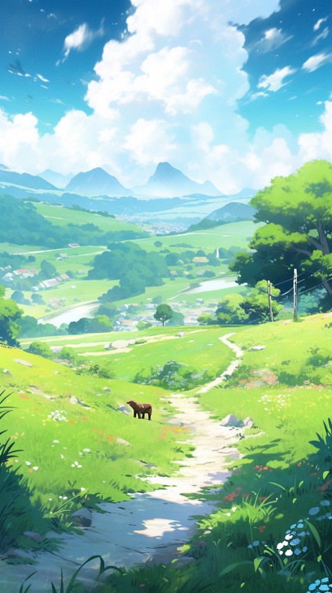 Anime Nature Landscape Peaceful Aesthetic Calming (927)