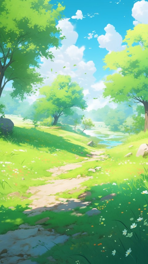 Anime Nature Landscape Peaceful Aesthetic Calming (940)