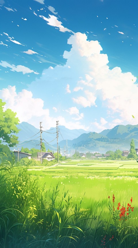 Anime Nature Landscape Peaceful Aesthetic Calming (907)