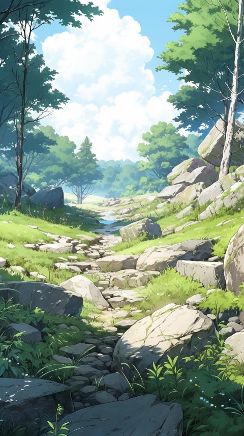 Anime Nature Landscape Peaceful Aesthetic Calming (941)
