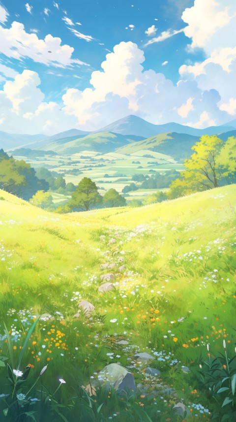 Anime Nature Landscape Peaceful Aesthetic Calming (973)