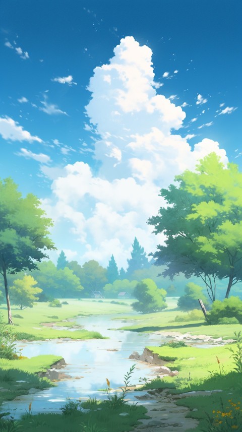 Anime Nature Landscape Peaceful Aesthetic Calming (988)