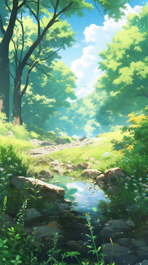 Anime Nature Landscape Peaceful Aesthetic Calming (960)