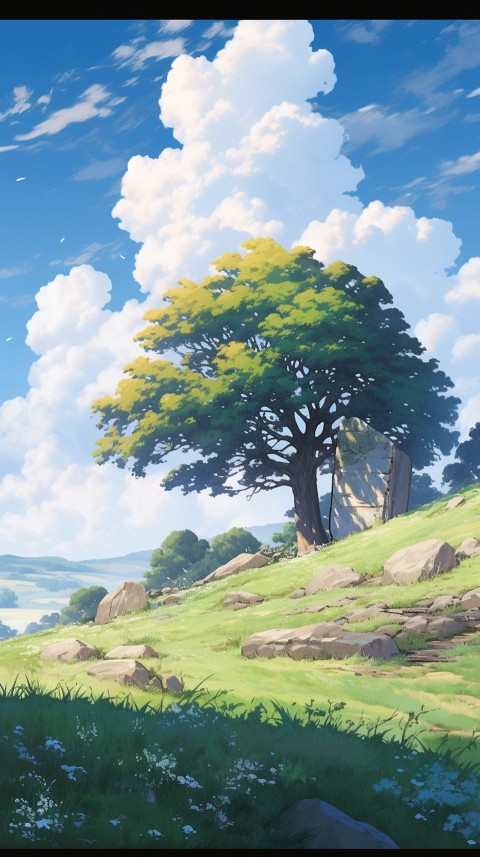 Anime Nature Landscape Peaceful Aesthetic Calming (985)