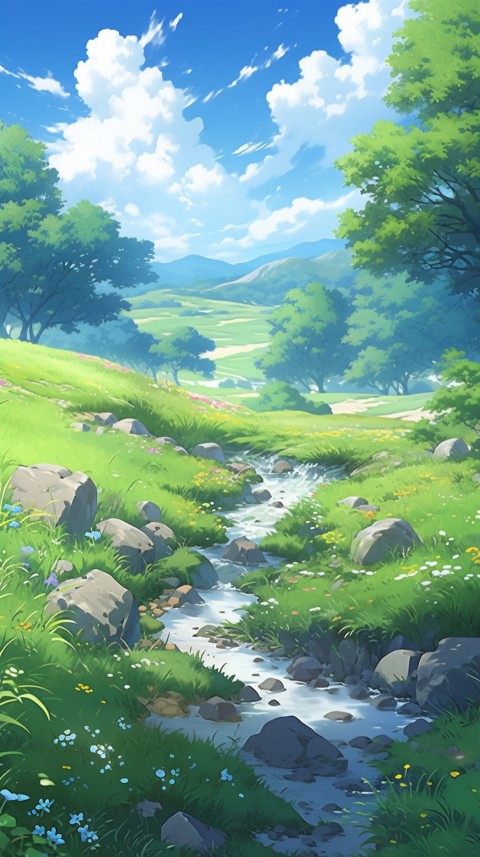 Anime Nature Landscape Peaceful Aesthetic Calming (994)