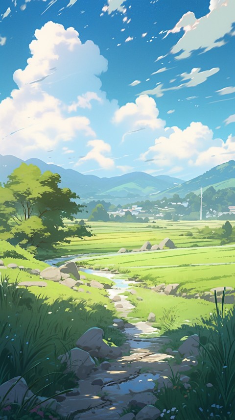 Anime Nature Landscape Peaceful Aesthetic Calming (977)